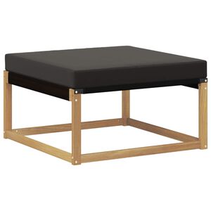 vidaXL Vonkaj&scaron;&iacute; taburet Mas&iacute;vne ak&aacute;ciov&eacute; drevo a textil&eacute;n Biela