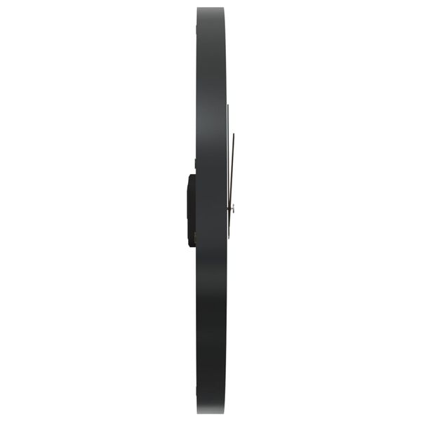 vidaXL Nástenné hodiny hnedé Ø35 cm železo a kompozitné drevo