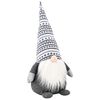 vidaXL Vianočn&yacute; &scaron;kriatok Siv&aacute; 45 cm Polyester