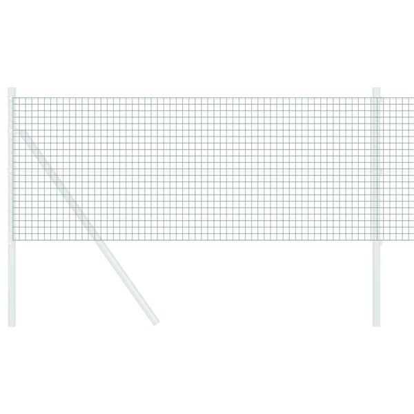 vidaXL Zvaren&yacute; dr&ocirc;ten&yacute; plot Zelen&aacute; 0.8 x 10 m