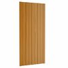 vidaXL Stre&scaron;n&yacute; panel 36 ks Pr&iacute;rodn&aacute; 100 x 45 cm Pozinkovan&aacute; oceľ