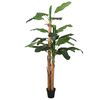 vidaXL Umel&yacute; ban&aacute;novn&iacute;k 22 listov 200 cm zelen&yacute;