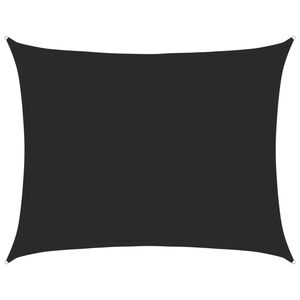 vidaXL Tieniaca plachta 160 g/m&sup2; obdĺžnikov&aacute; čierna 6x8 m, HDPE