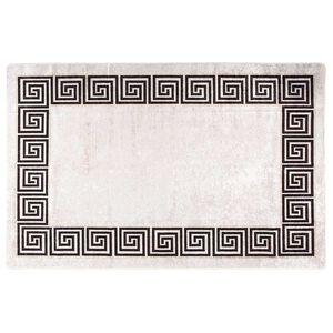 vidaXL Prateľn&yacute; koberec 160x230 cm bledob&eacute;žov&yacute;