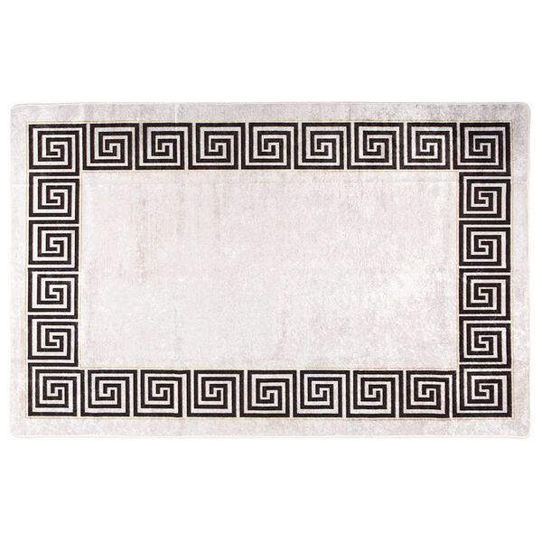 vidaXL Prateľn&yacute; koberec 160x230 cm bledob&eacute;žov&yacute;