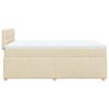 vidaXL Boxspring posteľ s matracom kr&eacute;mov&aacute; 120x190 cm l&aacute;tka