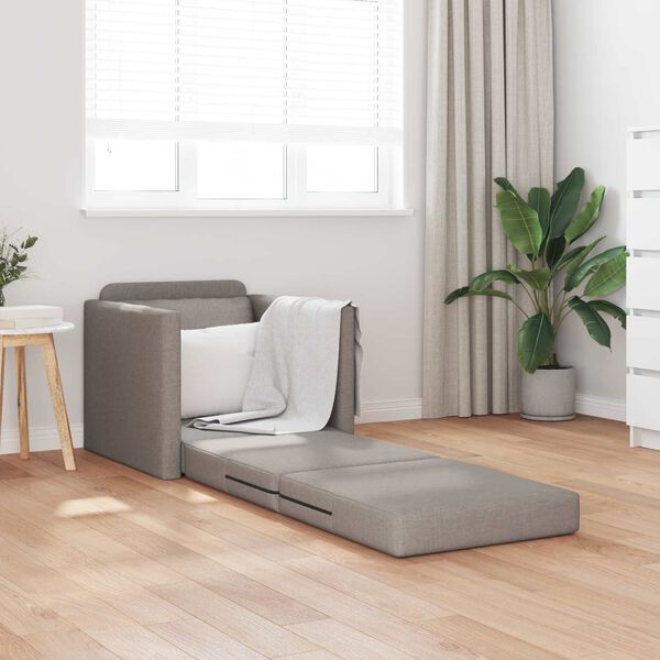vidaXL Rozkladacia posteľ 60cm Sivohned&aacute; l&aacute;tka