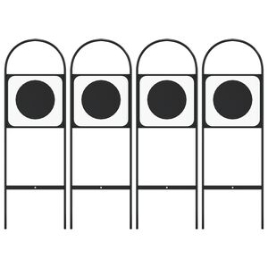 vidaXL Drezúrne značky 4 ks oceľové