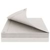 vidaXL Plachta s očkami Biela 2 x 3 m 260 gsm PE