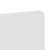 vidaXL Zadn&eacute; čelo Leskl&aacute; biela 200 cm Kompozitn&eacute; drevo