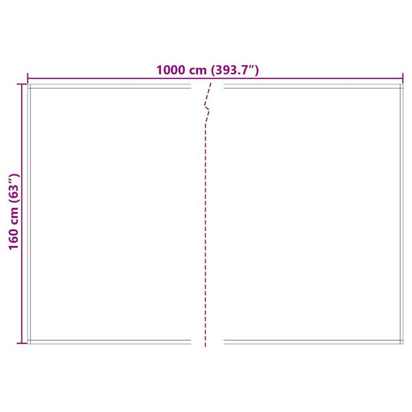 vidaXL N&aacute;hrada mark&iacute;zy Žlt&aacute; a &Scaron;ed&aacute; 1000 x 160 cm Polyesterov&aacute; plachta