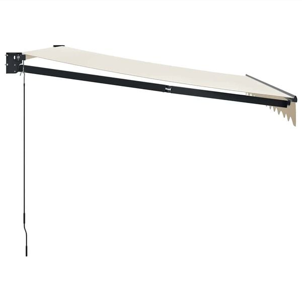 vidaXL Zaťahovacia mark&iacute;za kr&eacute;mov&aacute; 3x2,5 m l&aacute;tka a hlin&iacute;k