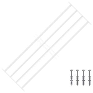 vidaXL Bezpečnostn&eacute; mreže na okn&aacute; so 4 priečnymi tyčami 3 pcs