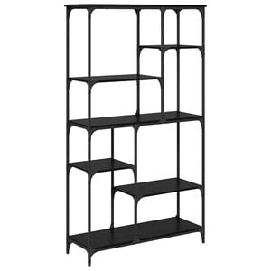 vidaXL Reg&aacute;l na knihy Čierny dub 99 x 35,5 x 176 cm Kompozitn&eacute; drevo