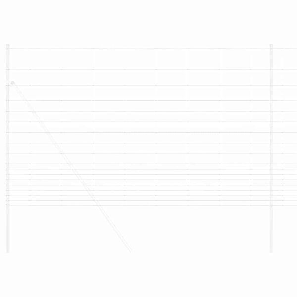 vidaXL Pastiersky plot Strieborná 50 x 1,5 m Pozinkovaná oceľ