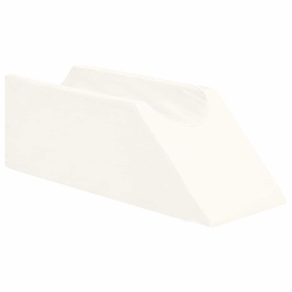 vidaXL Vank&uacute;&scaron; na nohy Jednofarebn&yacute; Biela 68 x 25 x 21,5 cm PU pena