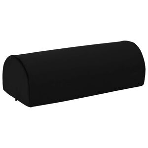 vidaXL Podložka na nohy Jednofarebn&yacute; Čierna 42 x 18 x 13 cm PU pena