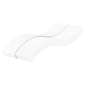 vidaXL Penov&yacute; matrac biely 80x220 cm tvrdosť H2 H3