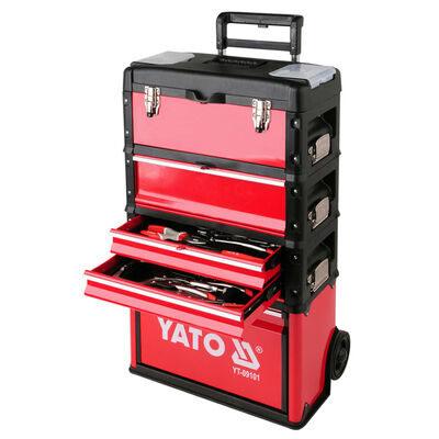 YATO Vozík na náradie s 3 zásuvkami 52x32x72 cm