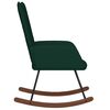 vidaXL Hojdacie kreslo, tmavozelen&eacute;, zamatov&eacute;