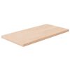 vidaXL Polica 40x20x1,5 cm neo&scaron;etren&yacute; dubov&yacute; mas&iacute;v