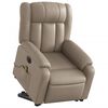vidaXL Elekt. zdv&iacute;hacie mas&aacute;žne skl&aacute;pacie kreslo kapuč&iacute;nov&eacute; umel&aacute; koža