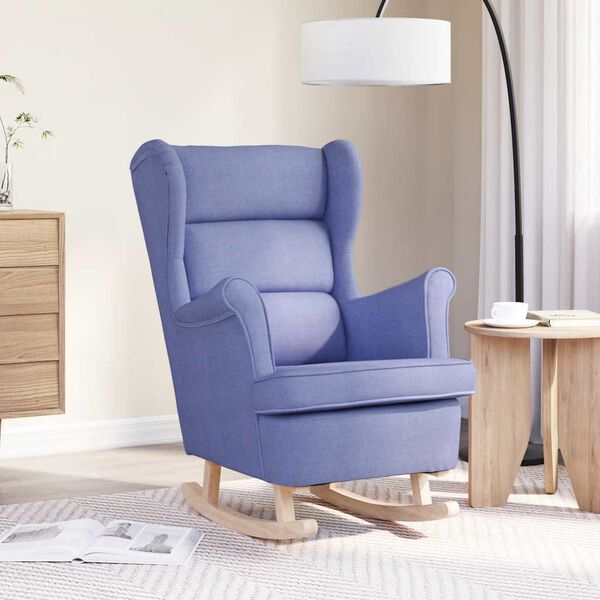 vidaXL Hojdacie kreslo Jeans Blue 74x90x102 cm Látka