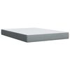 vidaXL Boxspring posteľ s matracom bledosiv&aacute; 140x200 cm l&aacute;tka