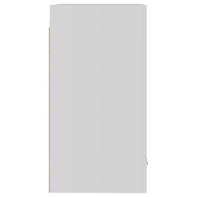vidaXL Závesná skrinka, biela 39,5x31x60 cm, kompozitné drevo