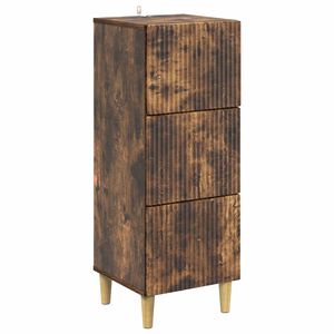 vidaXL Z&aacute;suvkov&yacute; kabinet Dymov&yacute; dub 33 x 34,5 x 90 cm Kompozitn&eacute; drevo