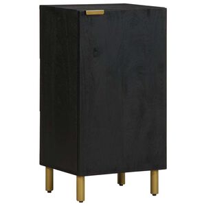 vidaXL Komoda čierna 40x33x75 cm kompozitn&eacute; drevo