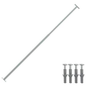 vidaXL Nastaviteľn&aacute; bezpečnostn&aacute; okenn&aacute; li&scaron;ta 710-1200 mm