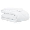 vidaXL Zimn&yacute; prehoz 220 x 202 x 5 cm Zima Polyester Biela Priedu&scaron;n&aacute;