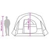 vidaXL Kempingový stan 6 osôb zelený vodeodolný