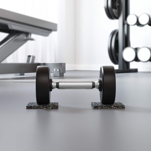 vidaXL Gumen&aacute; valec Čierna Guma