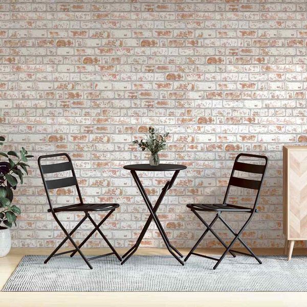 vidaXL 3D n&aacute;stenn&eacute; panely 10 ks červeno-biele 100x50 cm EPS