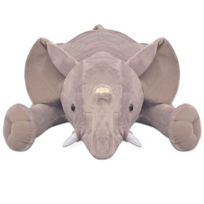 vidaXL Hračka plyšový slon, XXL, 95 cm