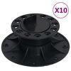vidaXL Nastaviteľn&eacute; nožičky pre podlahu 10 ks 60-88 mm