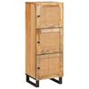 vidaXL Highboard s &uacute;ložiskom Hned&aacute; 90 x 33 x 75 cm Mas&iacute;vne mango drevo