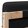 vidaXL Čalúnené čelo postele s čelnou doskou Hnedá a čierna 75 cm