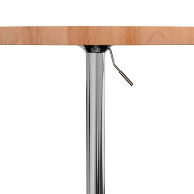 vidaXL Barový stolík Ø60x90,5 cm, bukový masív