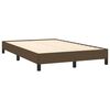 vidaXL Boxspring posteľ s matracom tmavohned&aacute; 120x190 cm l&aacute;tka