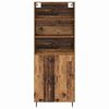 vidaXL Highboard Star&eacute; drevo 69,5 x 34 x 180 cm