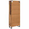 vidaXL Highboard Star&eacute; drevo 69,5 x 34 x 180 cm Kompozitn&eacute; drevo