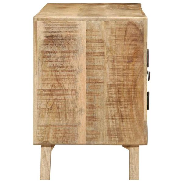 vidaXL TV skrinka 105x46x32 cm Mas&iacute;vne drevo hrub&eacute; mango