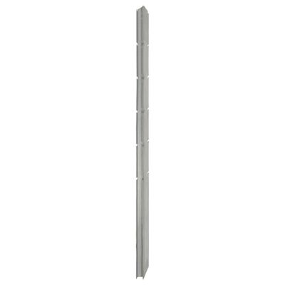 vidaXL Gabionový plotový stĺpik strieborný 160 cm pozinkovaná oceľ