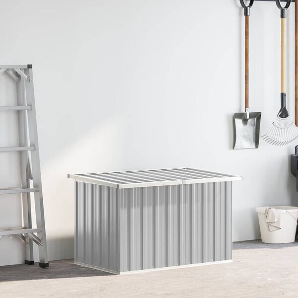 vidaXL Z&aacute;hradn&yacute; &uacute;ložn&yacute; box, siv&yacute; 109x67x65 cm