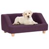 vidaXL Pohovka pre psa burgundsk&aacute; 95x63x39 cm ľan