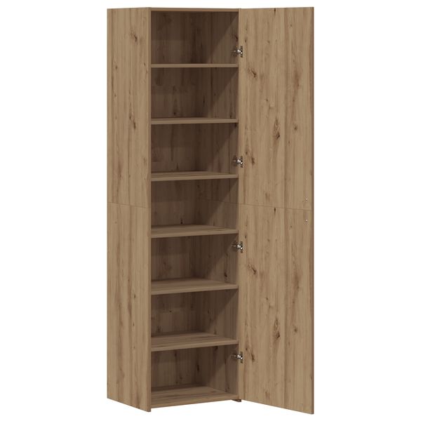 vidaXL Highboard 2 pcs Remeseln&yacute; dub 50 x 42,5 x 185 cm