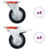 vidaXL Otočn&eacute; kolieska 8 ks 100 mm